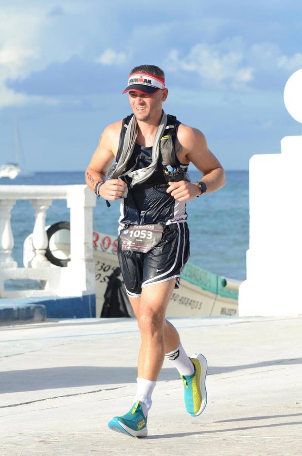 Shane Barone running in Cozumel